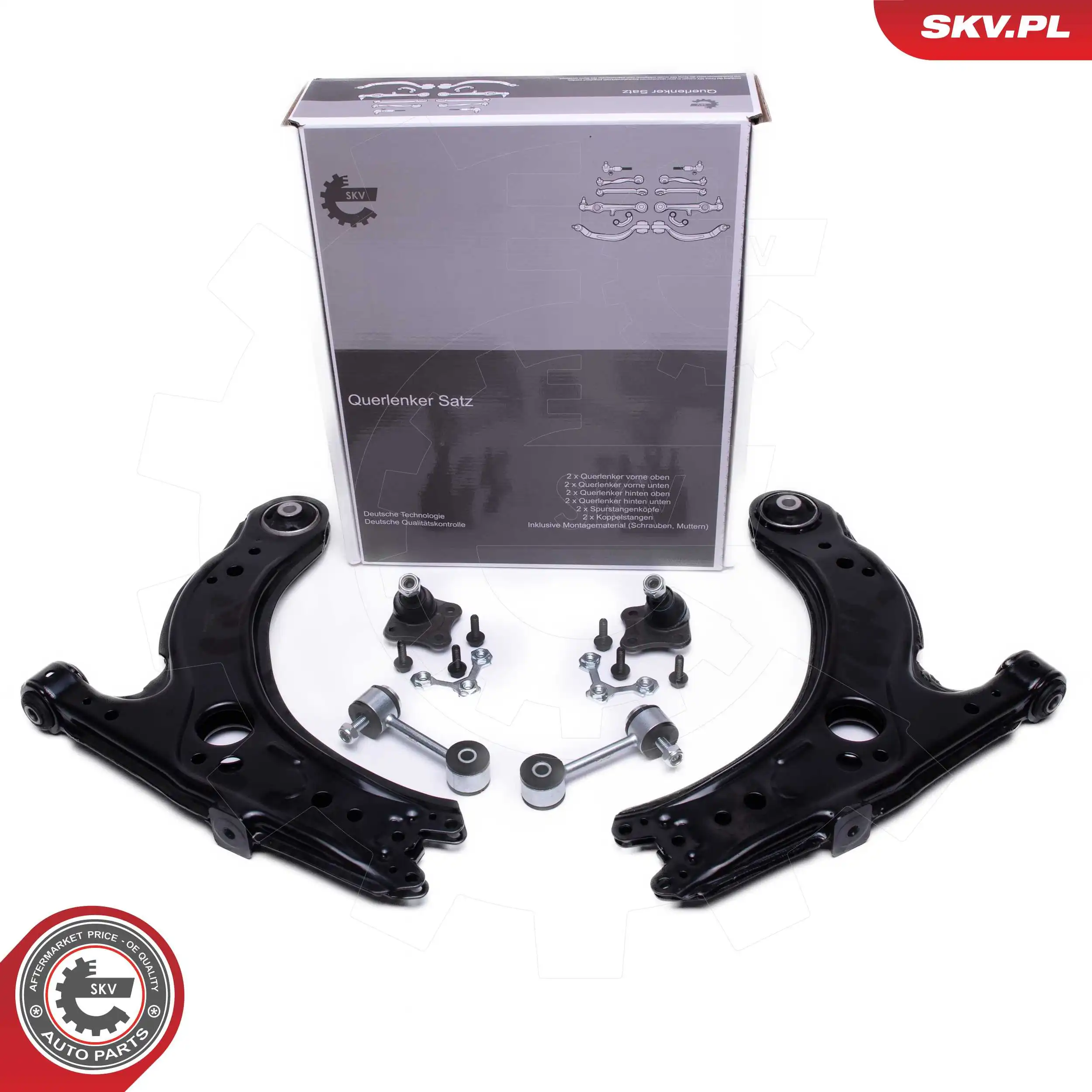 Control/Trailing Arm Kit, wheel suspension